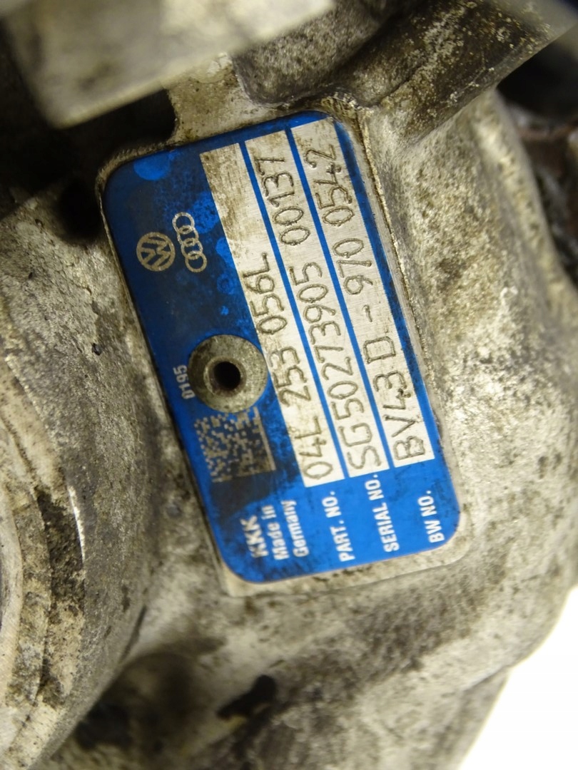 turbo TURBO AUDI A4 B9 2.0 190KM 04L253056L