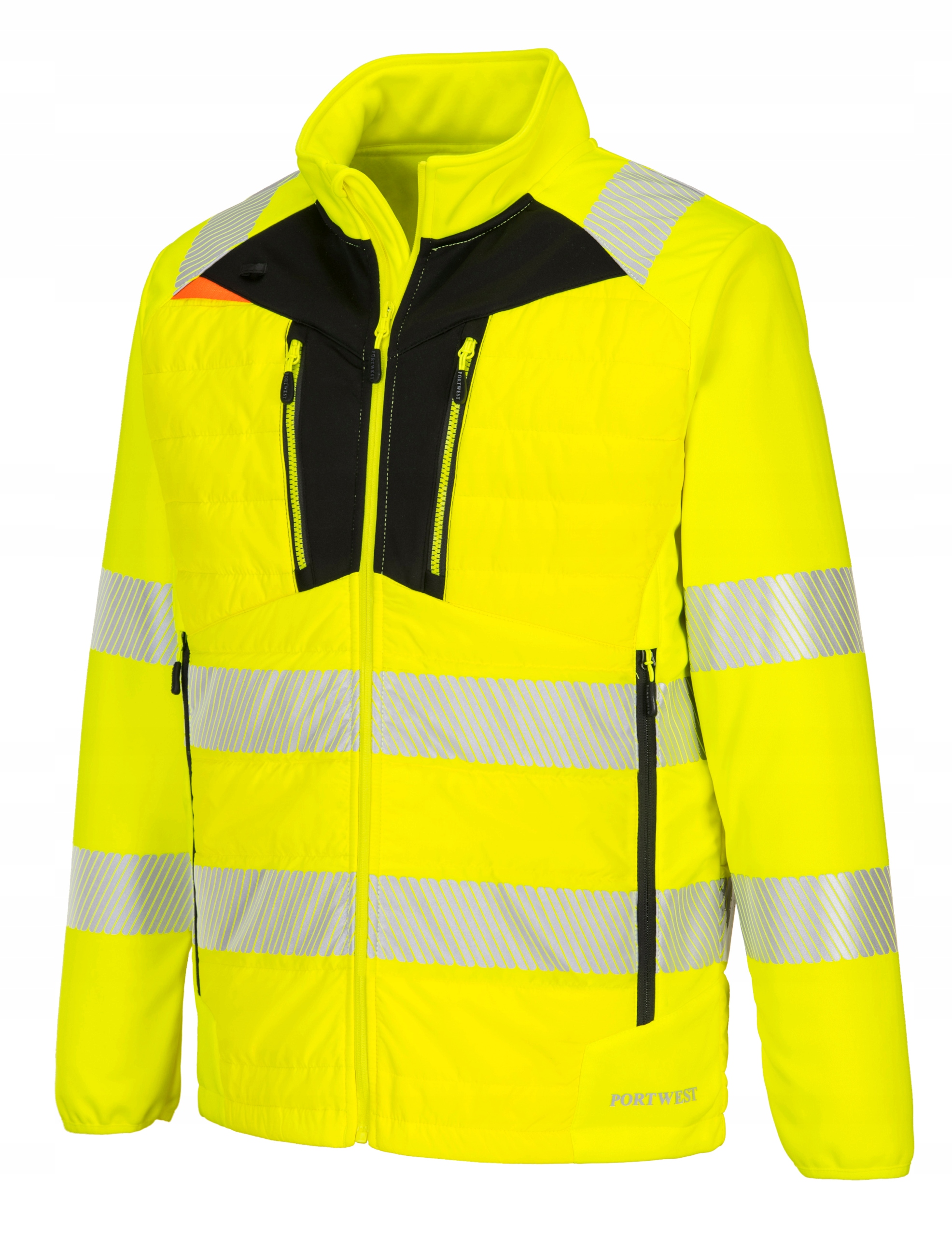 Výstražná hybridní bunda DX473 Ybr vel. XL