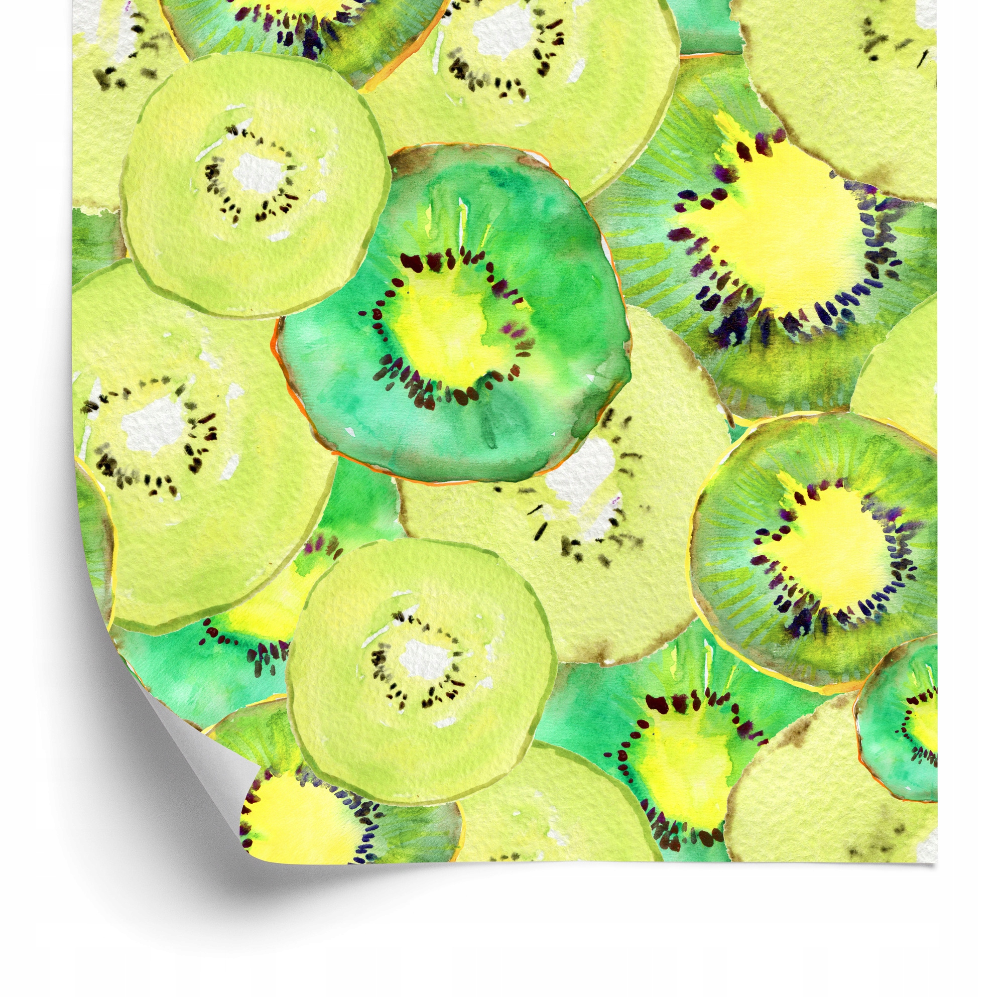 Tapeta Ovocie Kiwi Zelená, Kuchyňa Jedáleň 50x1000 cm
