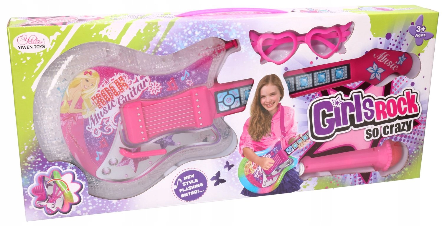 GITARA ELEKTRYCZNA Z MIKROFONEM 2737 Marka inna