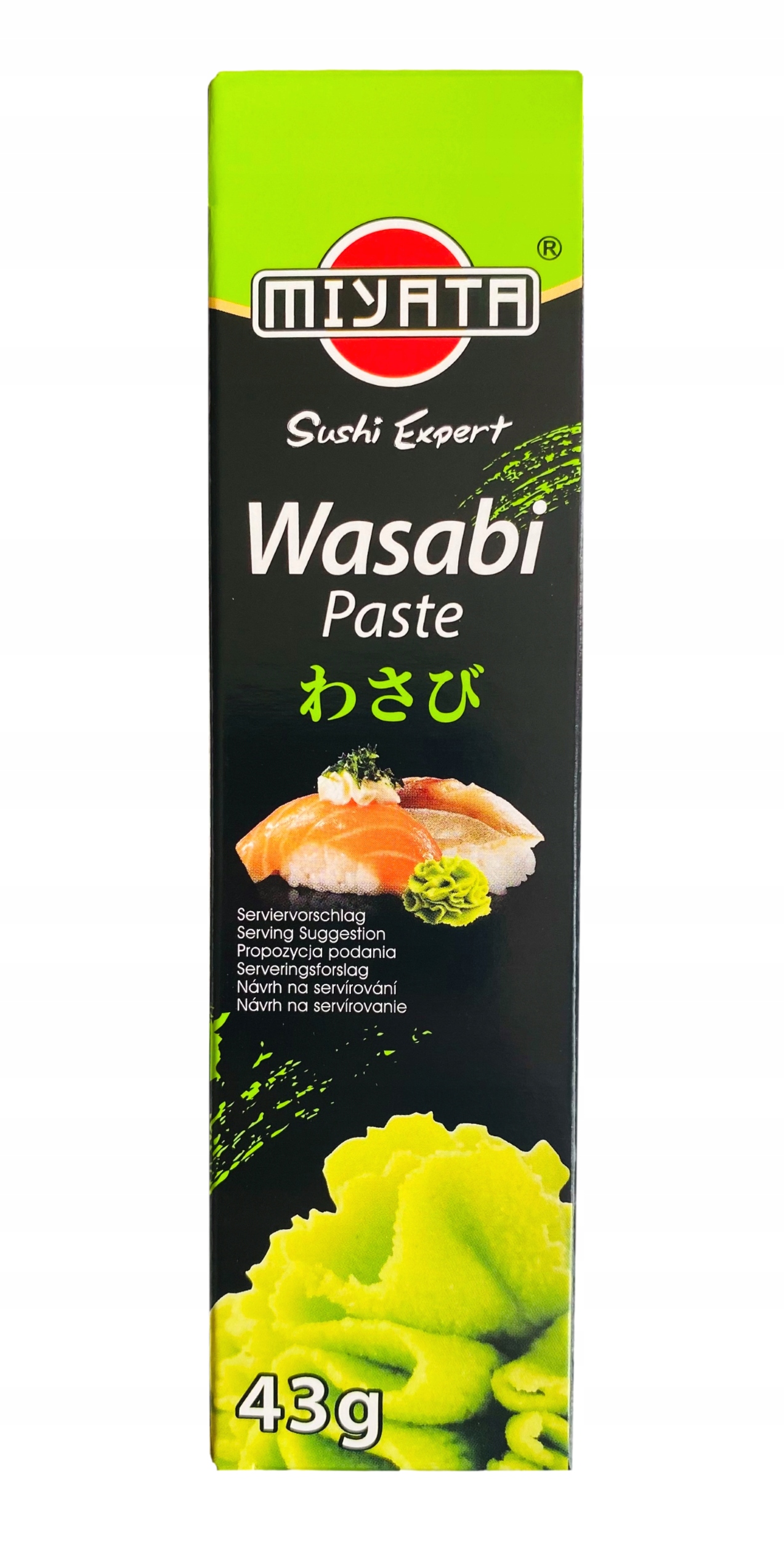 

Gotowa Pasta Wasabi w tubce 43g sushi Miyata