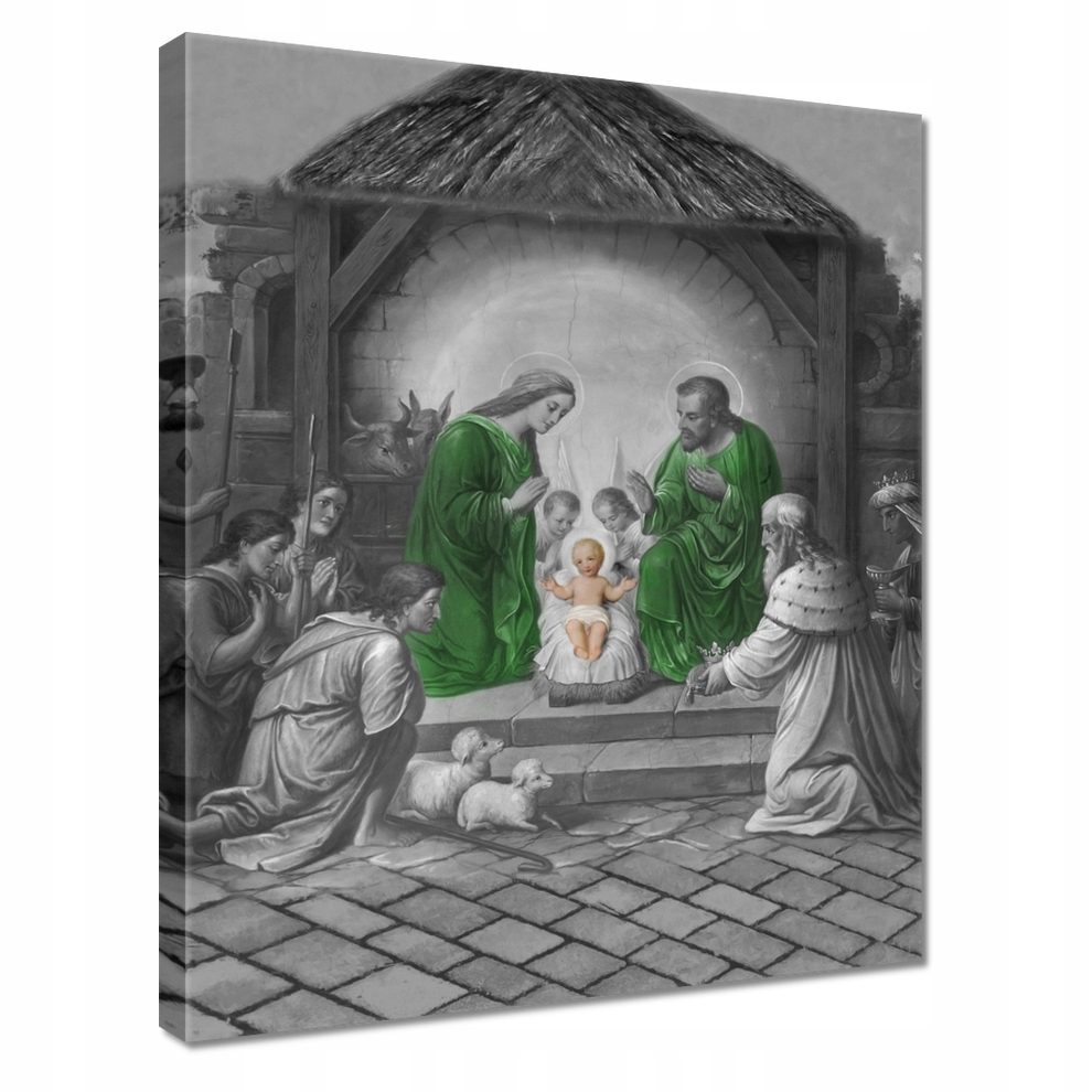 

Obraz 40x50 Żłóbek Stajenka