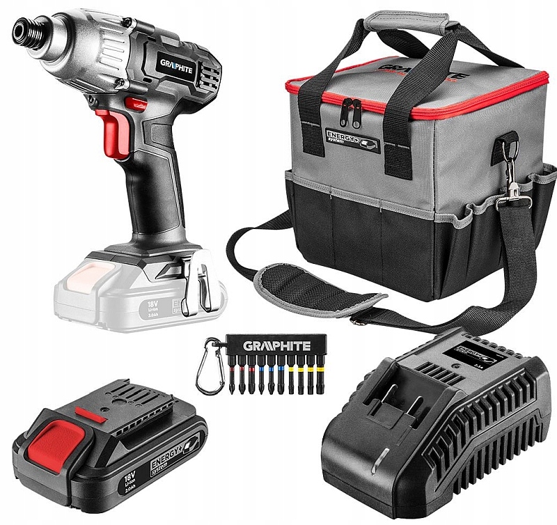 Sada E+: Aku Šroubovák, Akumulátor 2. 58G012-S15 Graphite