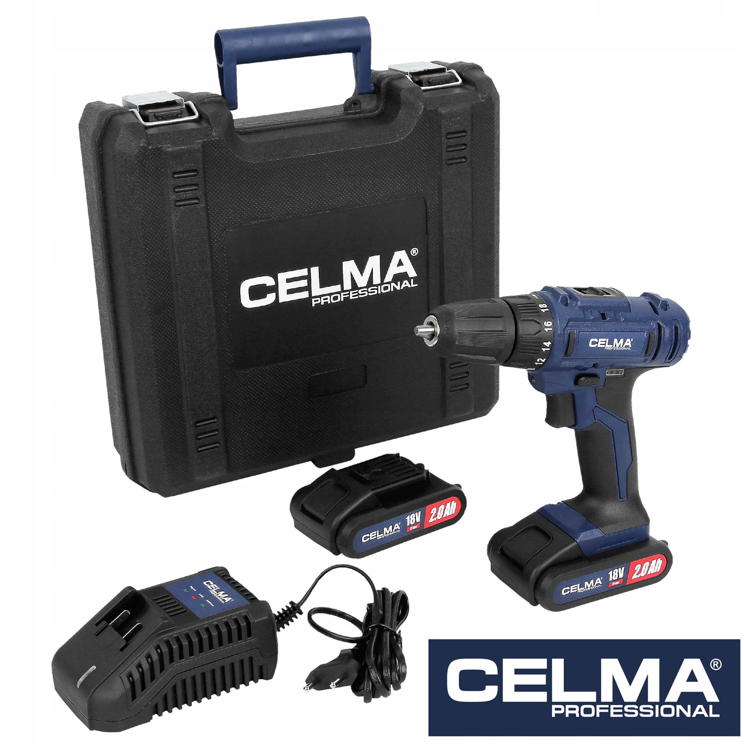 Wiertarko-wkrętarka Celma Pro 18 V WAK-Li 18GEO+ 3LAT Gw!