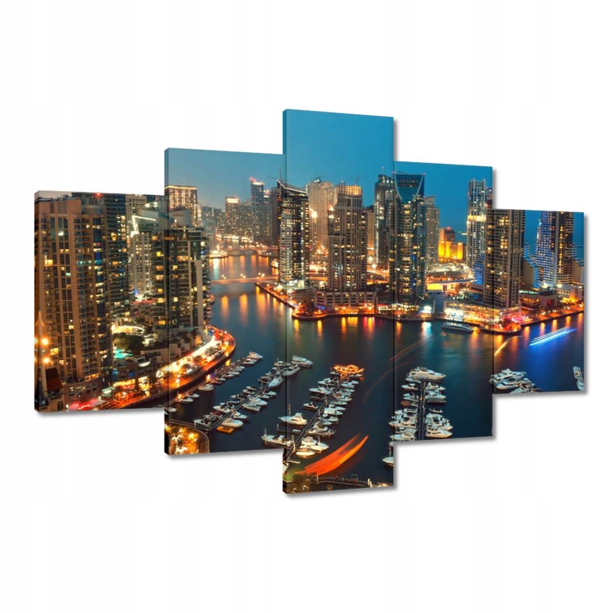 Obrazy 120x80 Dubaj v noci