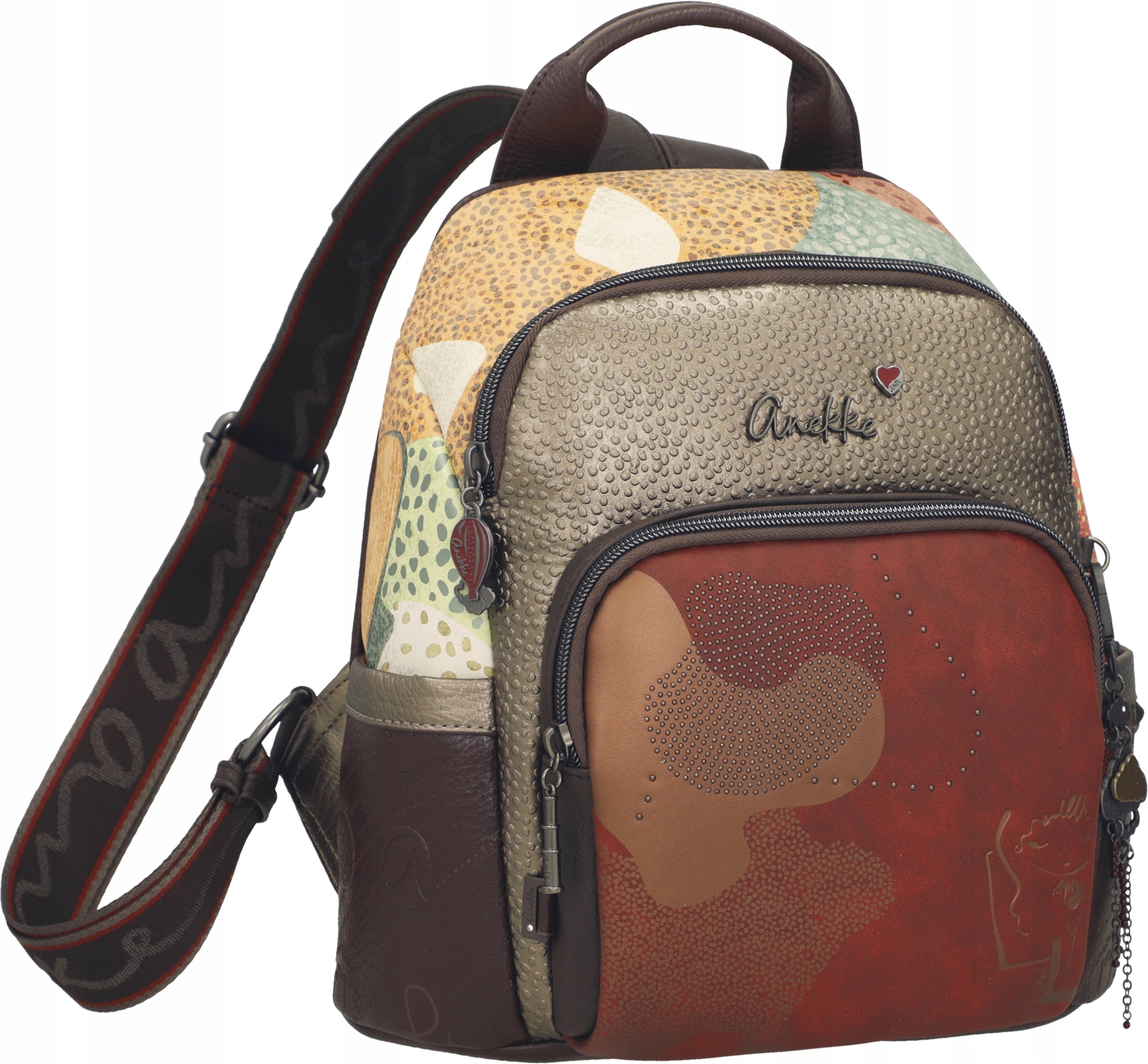 A409 – středně velký elegantní městský batoh Anekke Odyssey Tulip