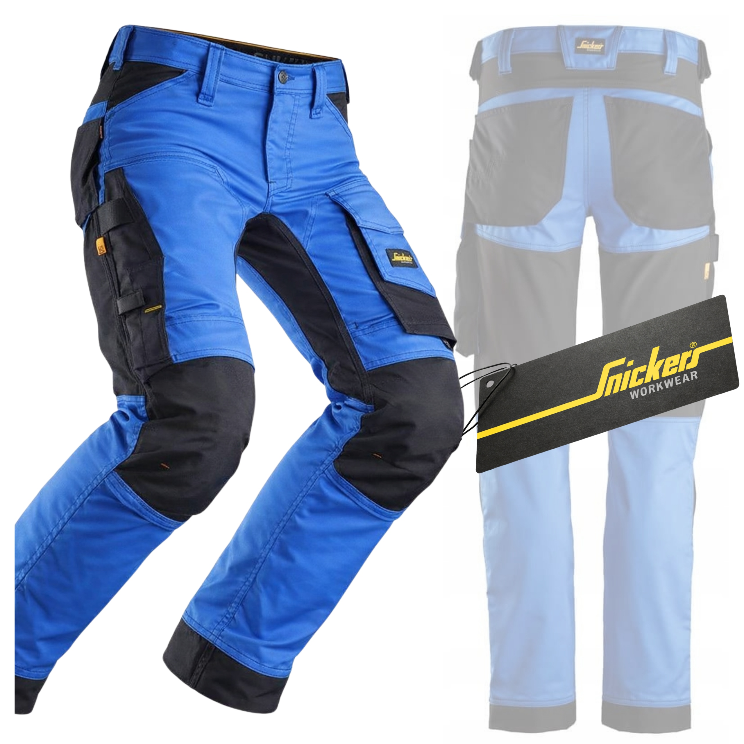 Snickers 6341 Pánské elastické montérkové pracovní kalhoty Stretch 50