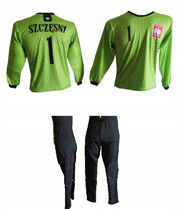 Brankářský fotbalový oblek Szczęsny pro děti Mikina tričko kalhoty 116