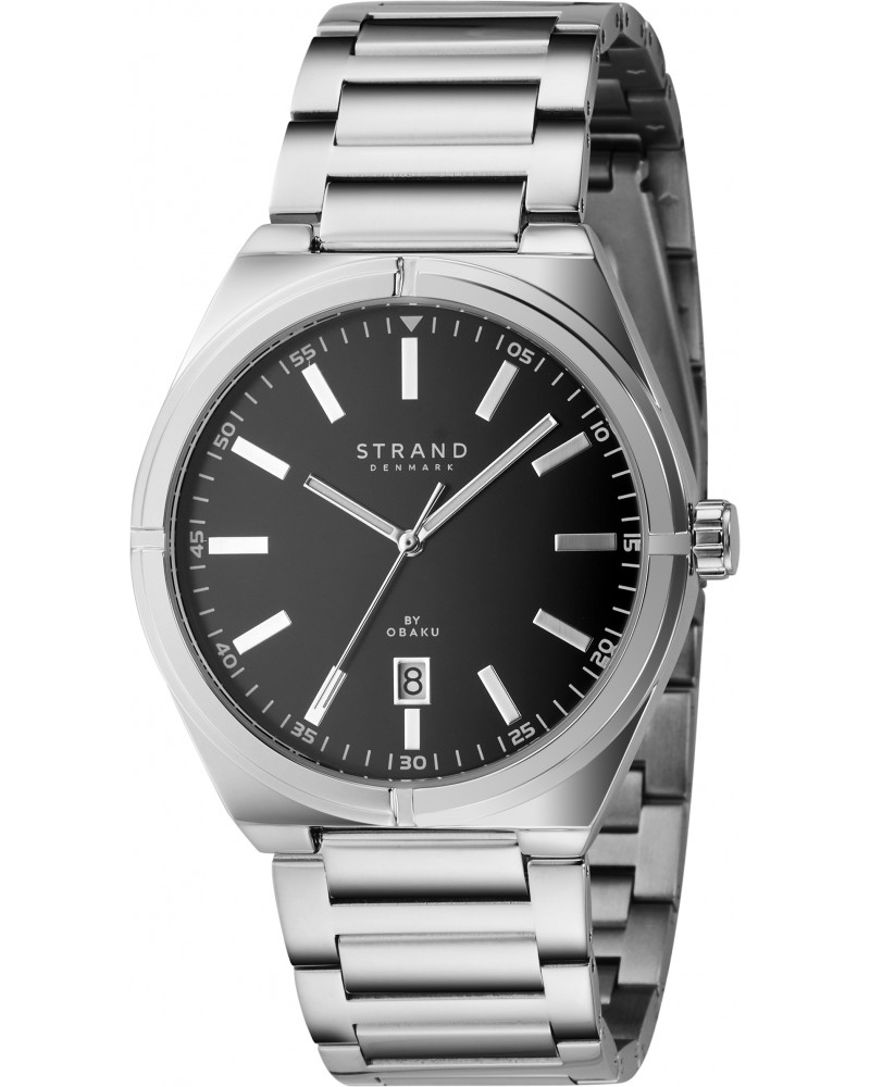 Nový originální Pánské hodinky Strand od firmy Obaku S754GDCBSC Pantai gravírování