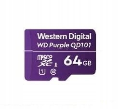 Karta pamięci WD Purple microSDXC WDD064G1P0C 64GB Class 10 Class U1 Model WD Purple
