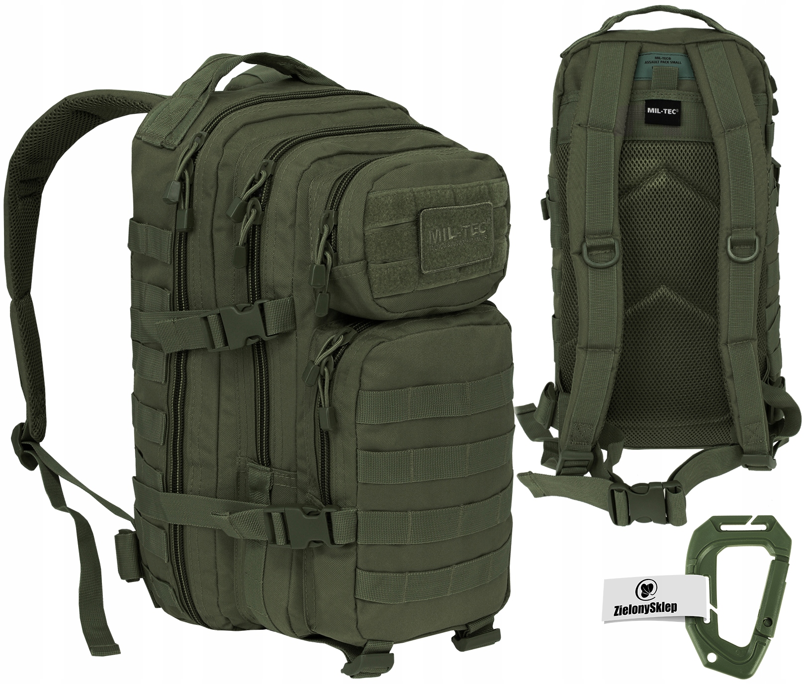 Batoh Mil-tec Assault Molle 20L Olive +gr.