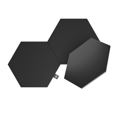 Nanoleaf Shapes Hexagons Expansion Pack ďalšie 3 svetelné panely čierne