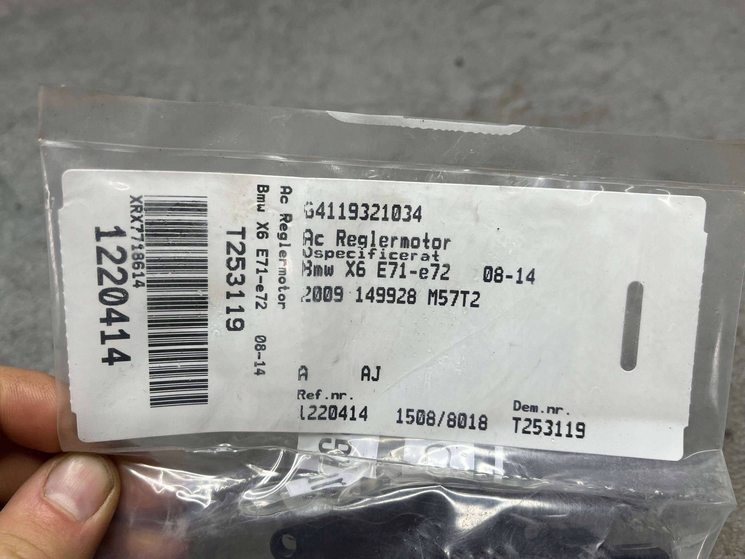 Micro moteur klap Bouches buses BMW X5M E70 64119321034