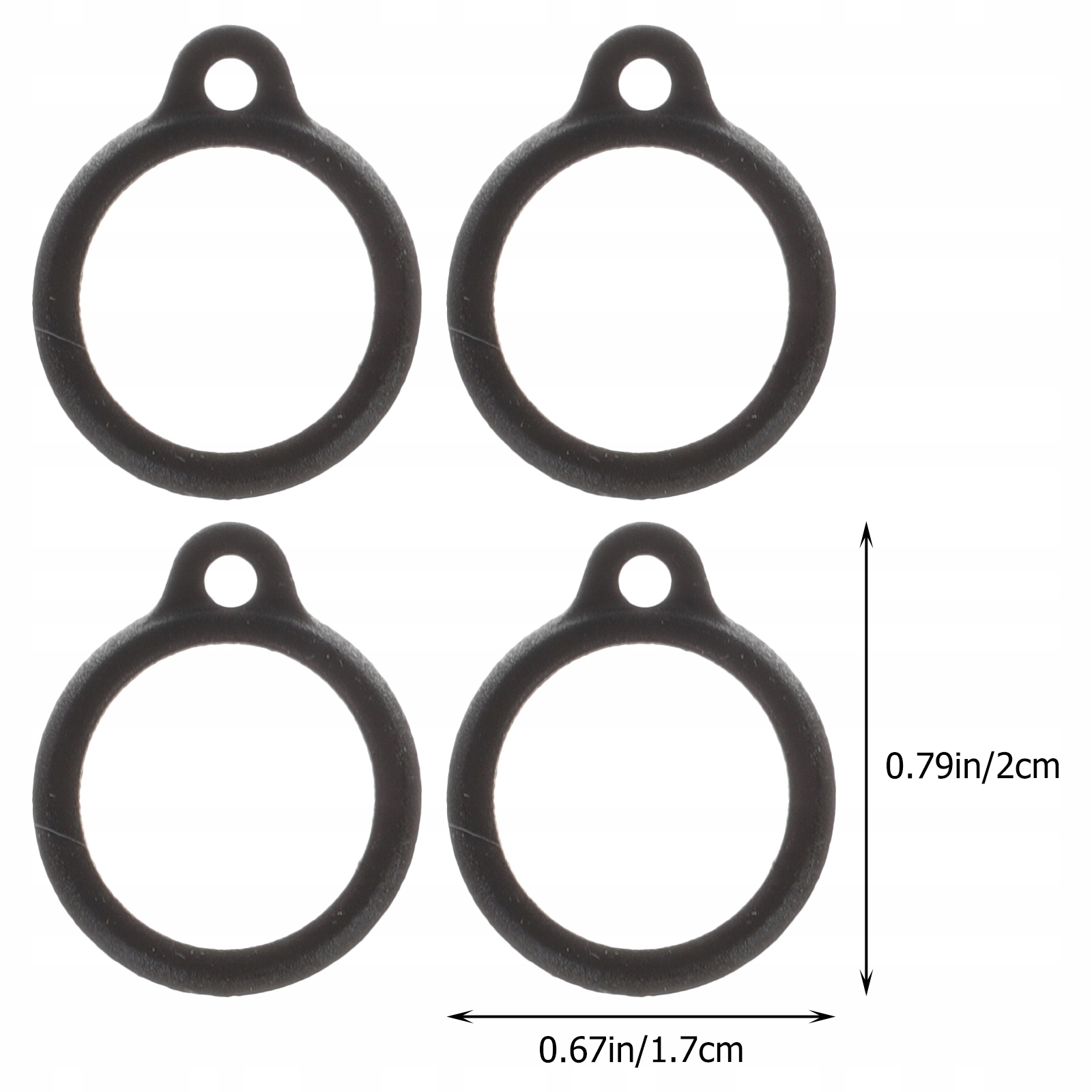 PIÓRNIK, PIERŚCIEŃ ZAPOBIEGAJĄCY ZGUBIENIU PIERŚCIEŃ SILIKONOWY SMYCZ 50SZT Materiał dominujący inny
