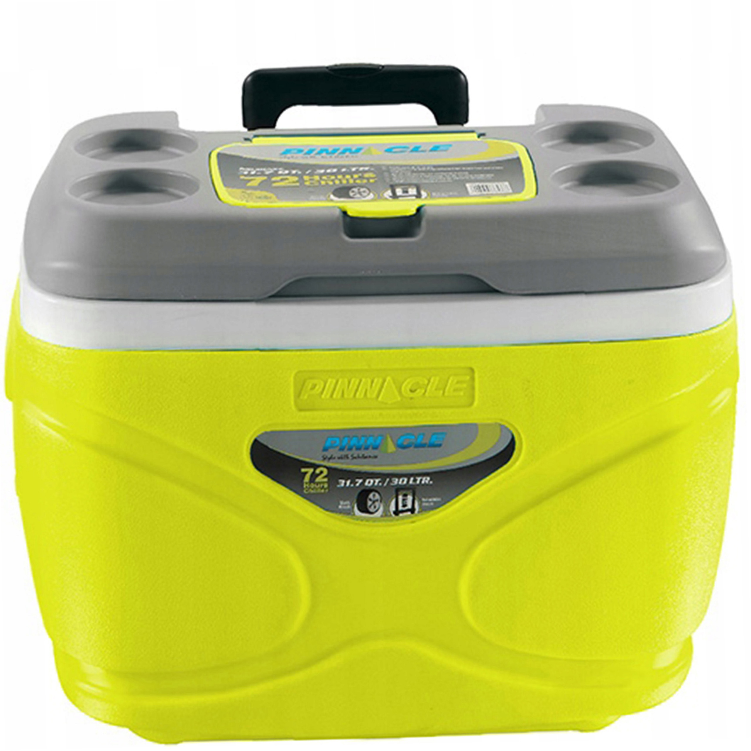 Turistická lednička na kolečkách velká, prostorná Pinnacle TPX3007 30L zelená