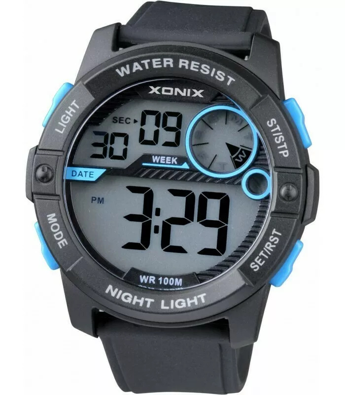 Pánské hodinky sportovní hodinky Xonix Vodotěsné WR10BAR s Podsvícením