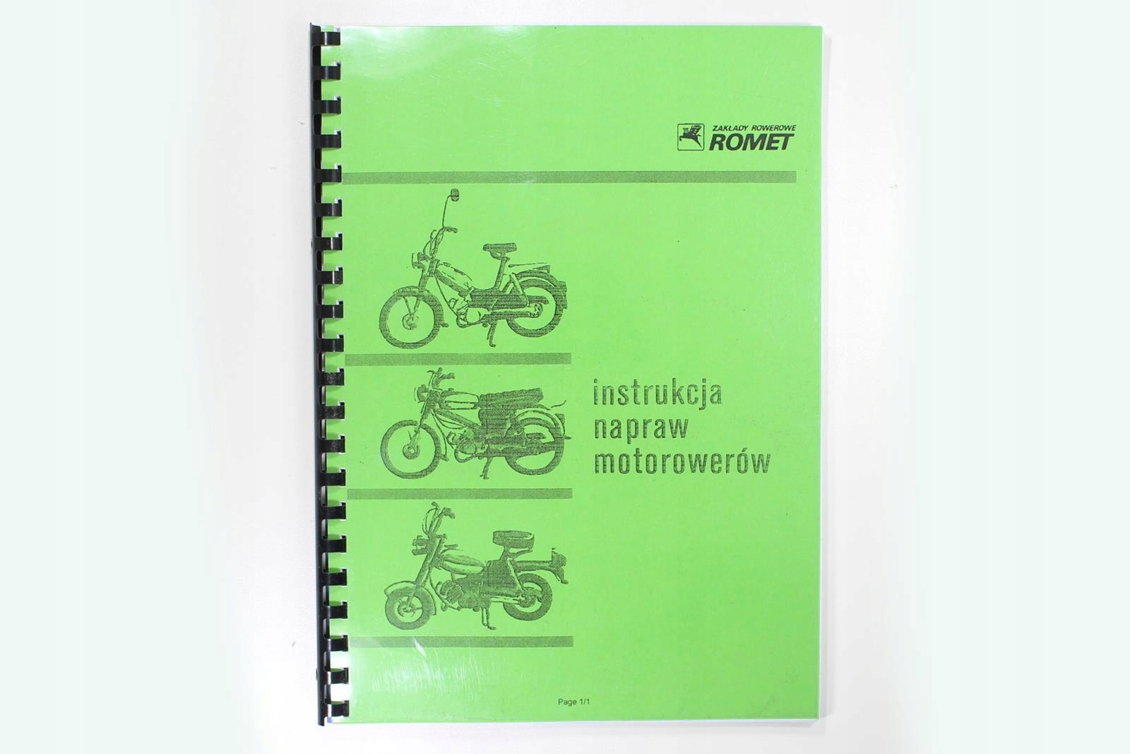 Katalog Instrukcja Napraw Romet