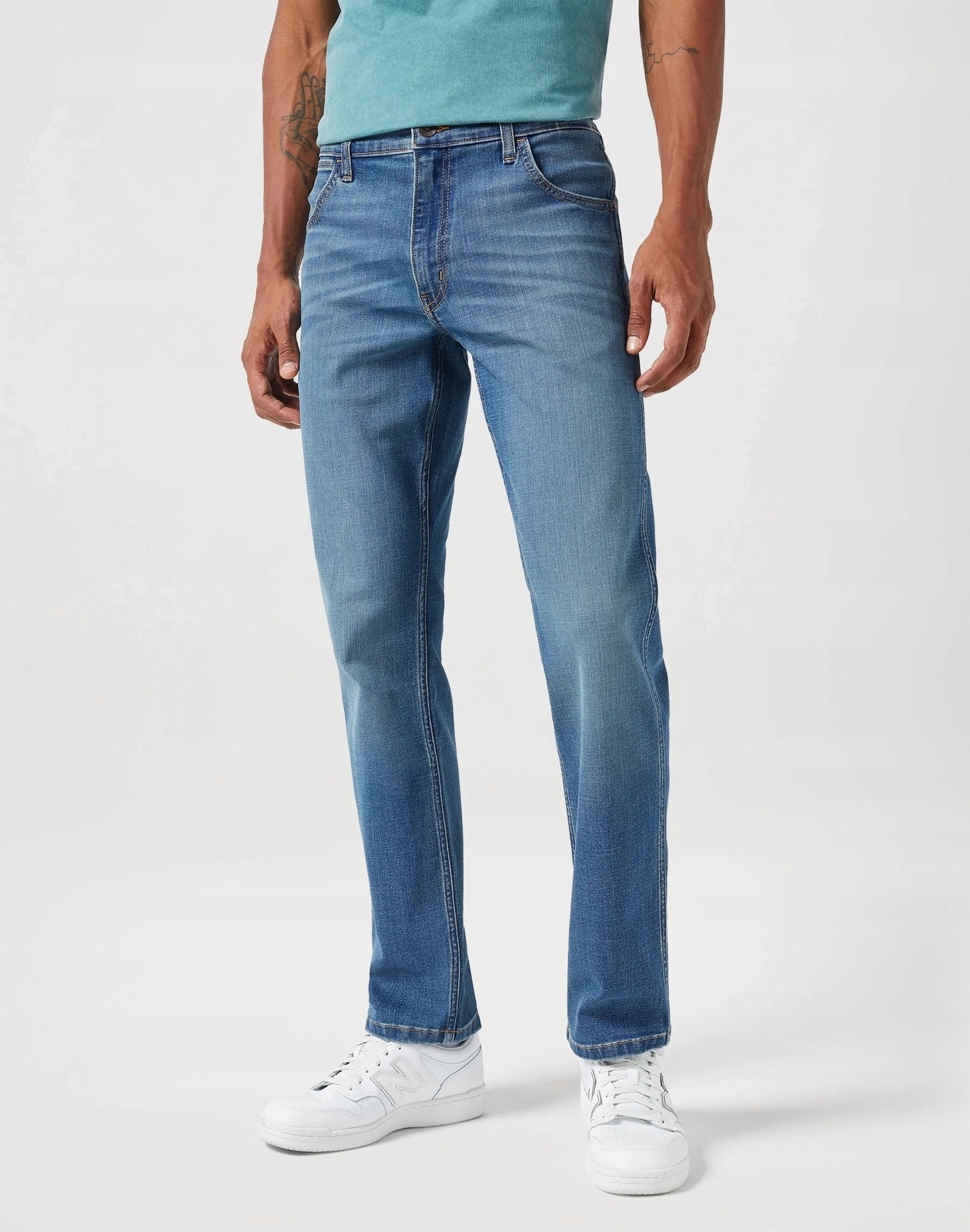 Pánské džíny Wrangler Regular Fit 112351218 Boone W34 L32 Jednoduché