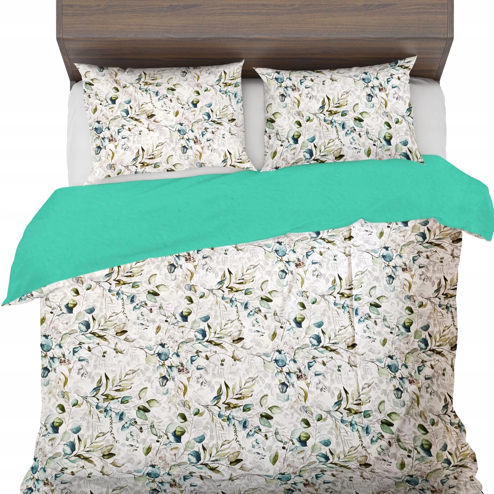 Izolované Povlečení 160x200+2x70x80 Fleece Bavlna Měkké teplé listí