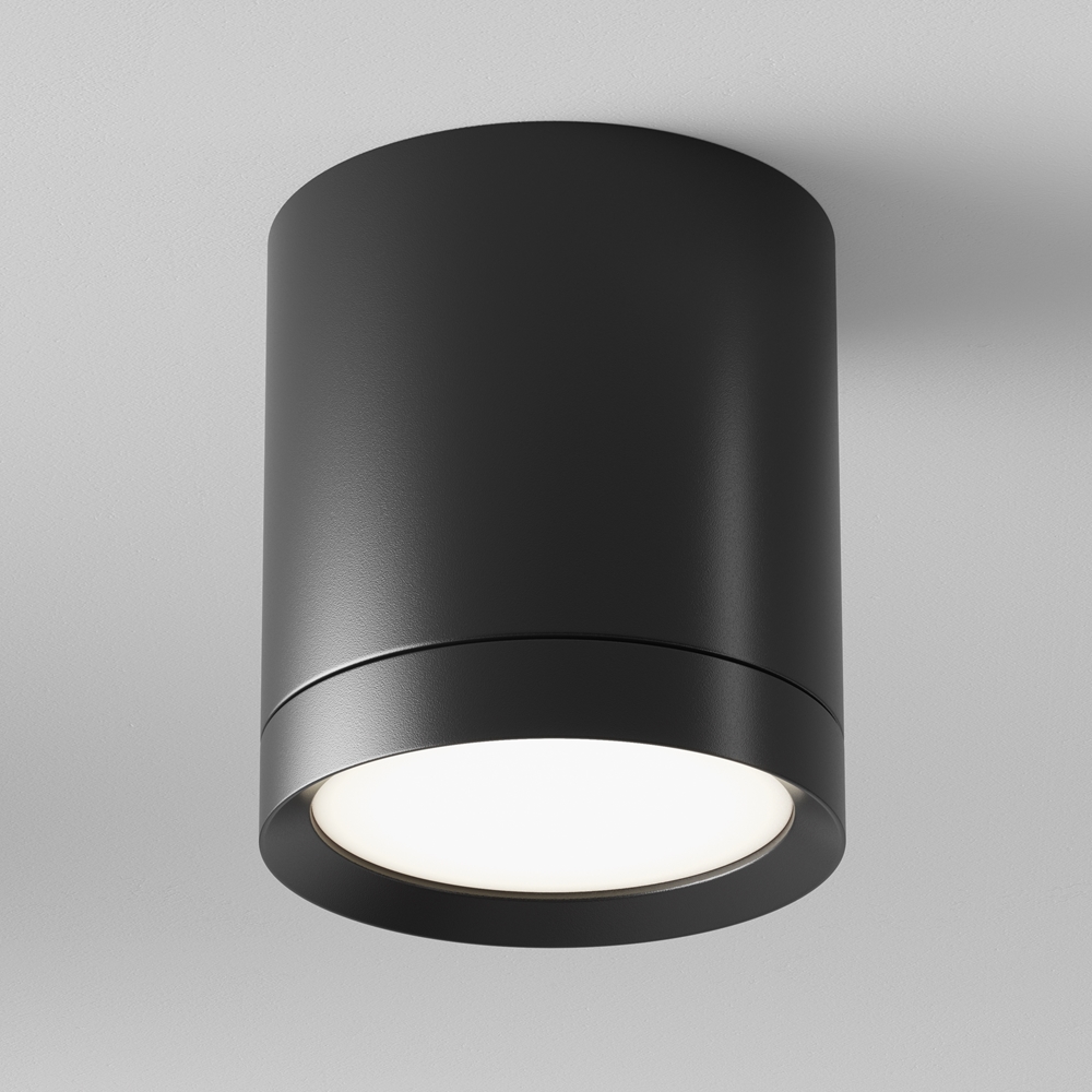 Stropní bodová lampa stropní svítidlo kulatý spot Hoop M černá Maytoni GX53