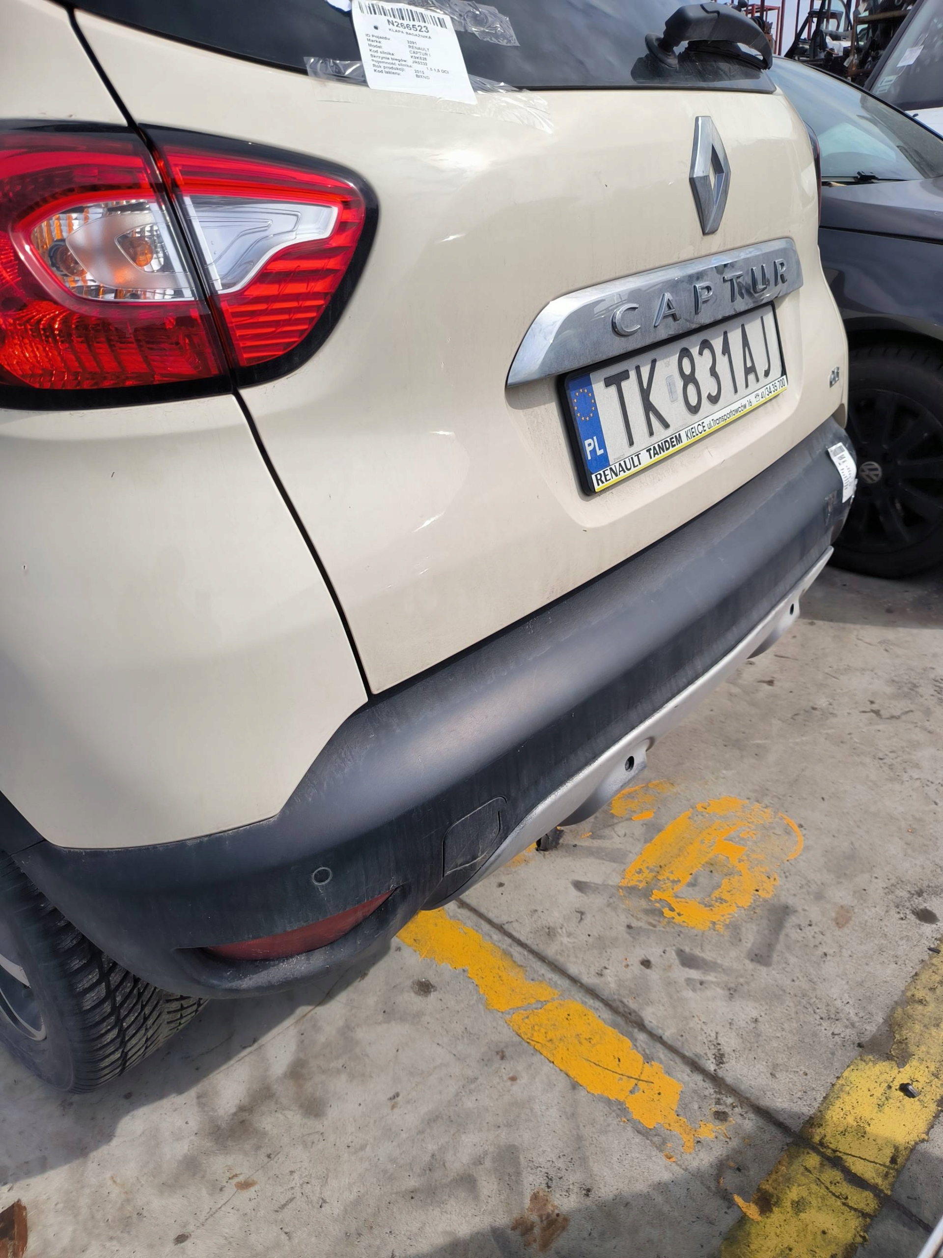 Paraurti posteriore BIXND RENAULT CAPTUR e