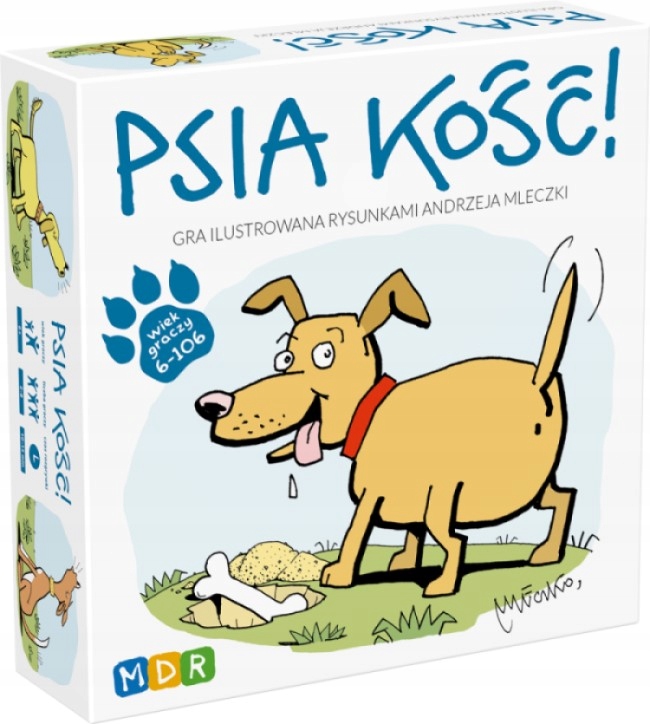 

Psia Kość gra rodzinna z rys. Andrzeja Mleczki