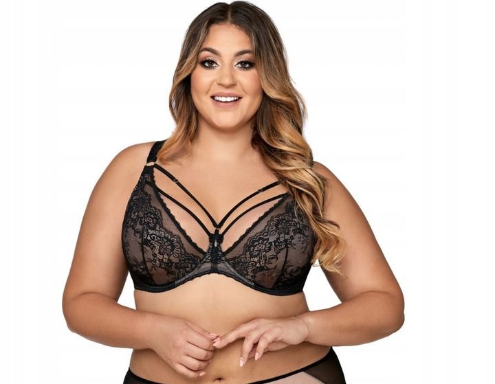 Biustonosz Ava 1824 miękki SOFT czarny 65G Rozmiar 65G