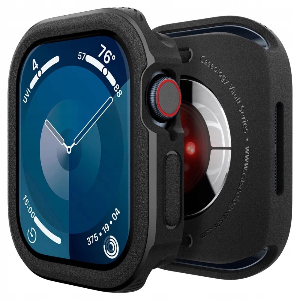 Etui Caseology Vault Apple Watch 10 (46 mm) czarne