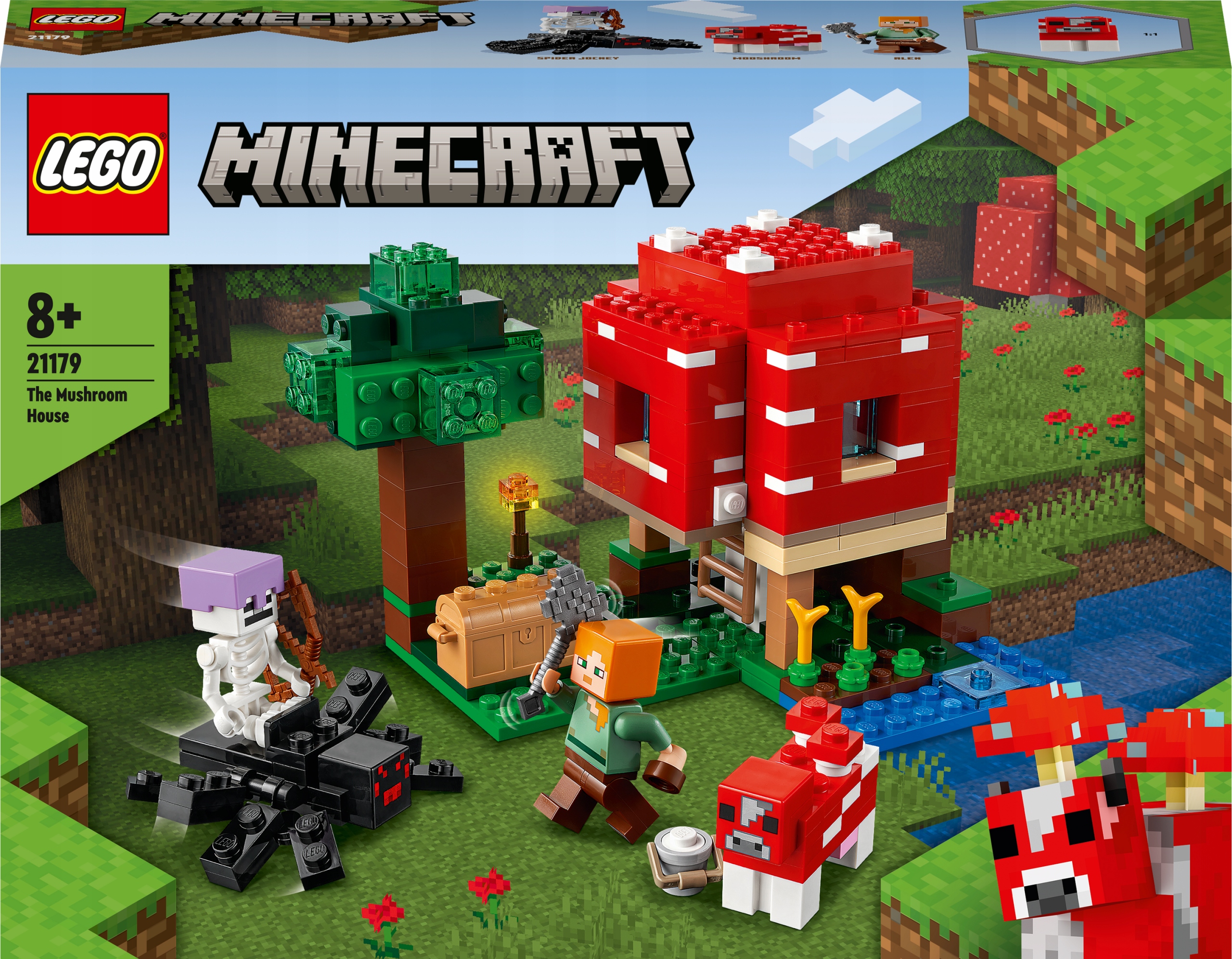 

Lego Minecraft Dom w grzybie 21179