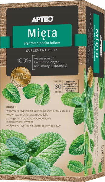 

Herbata Mięta 30 Saszetek 100% Naturalna