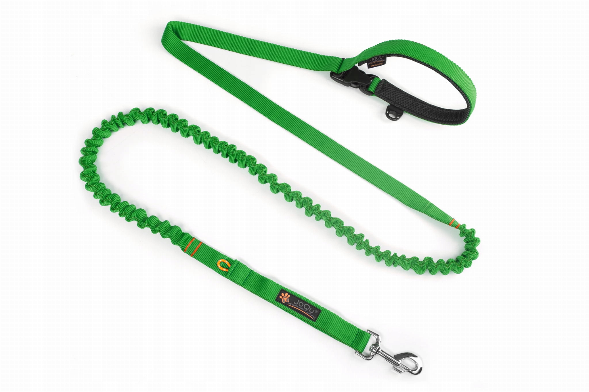 Vodítko pro psa s tlumičem JoQu Two Runners Leash zelená