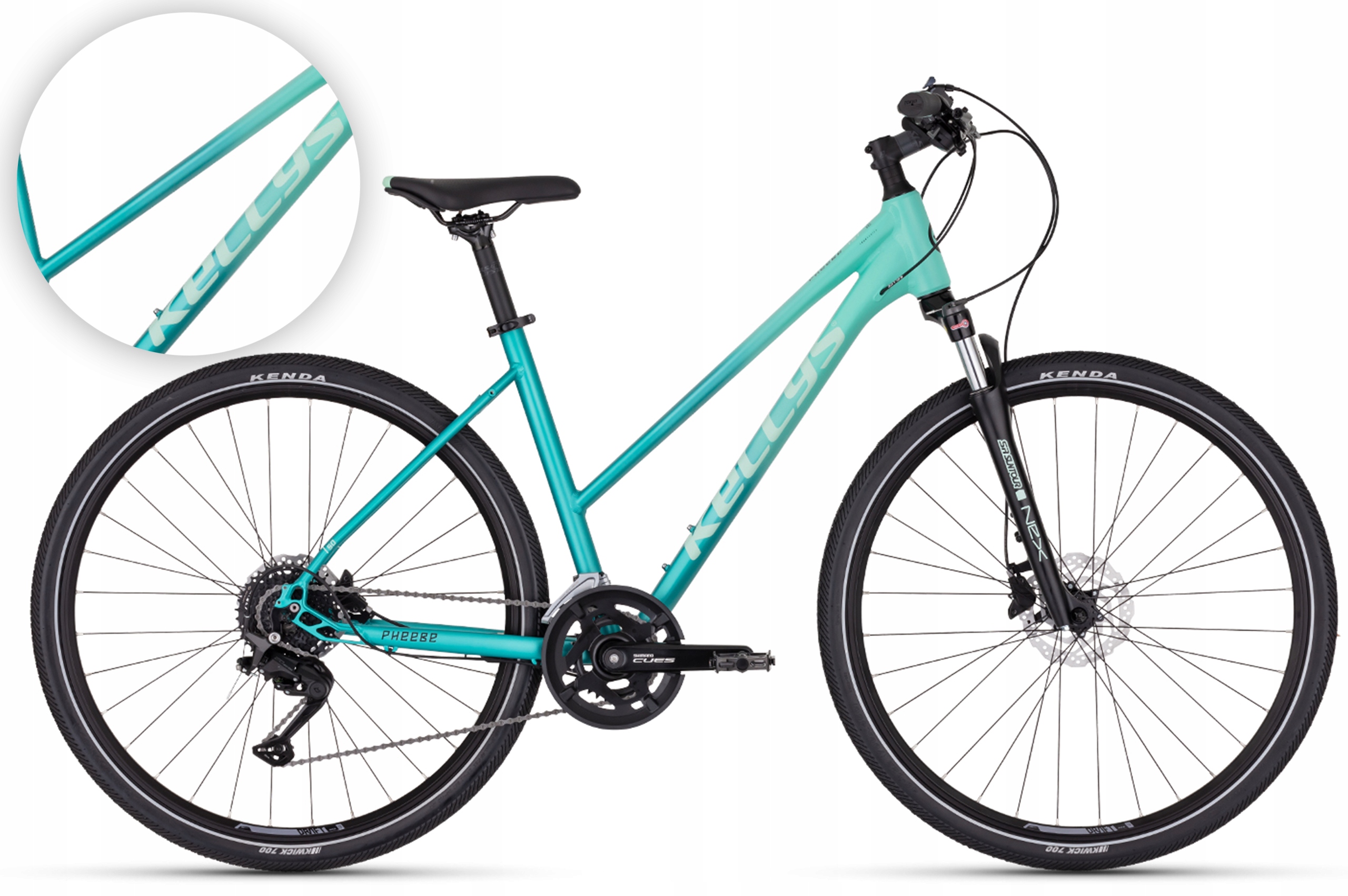 Rower 28" Crossowy Kellys Pheebe 50 rama M 19" Aqua (turkusowy) R26