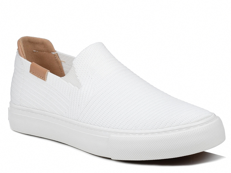 Trampki damskie slip-on białe Big Star RR274717 tekstylne wsuwane 40