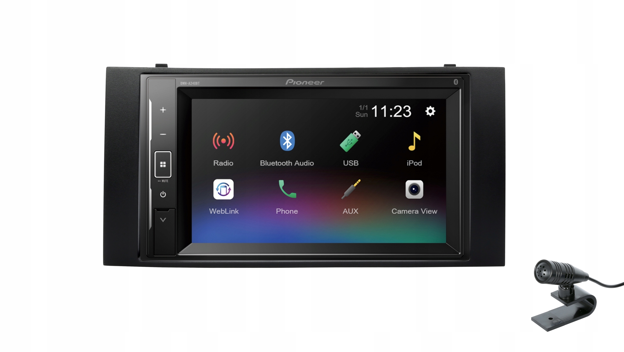 PIONEER RADIO 2DIN BT USB T5 VW BUS TRANSPORTER