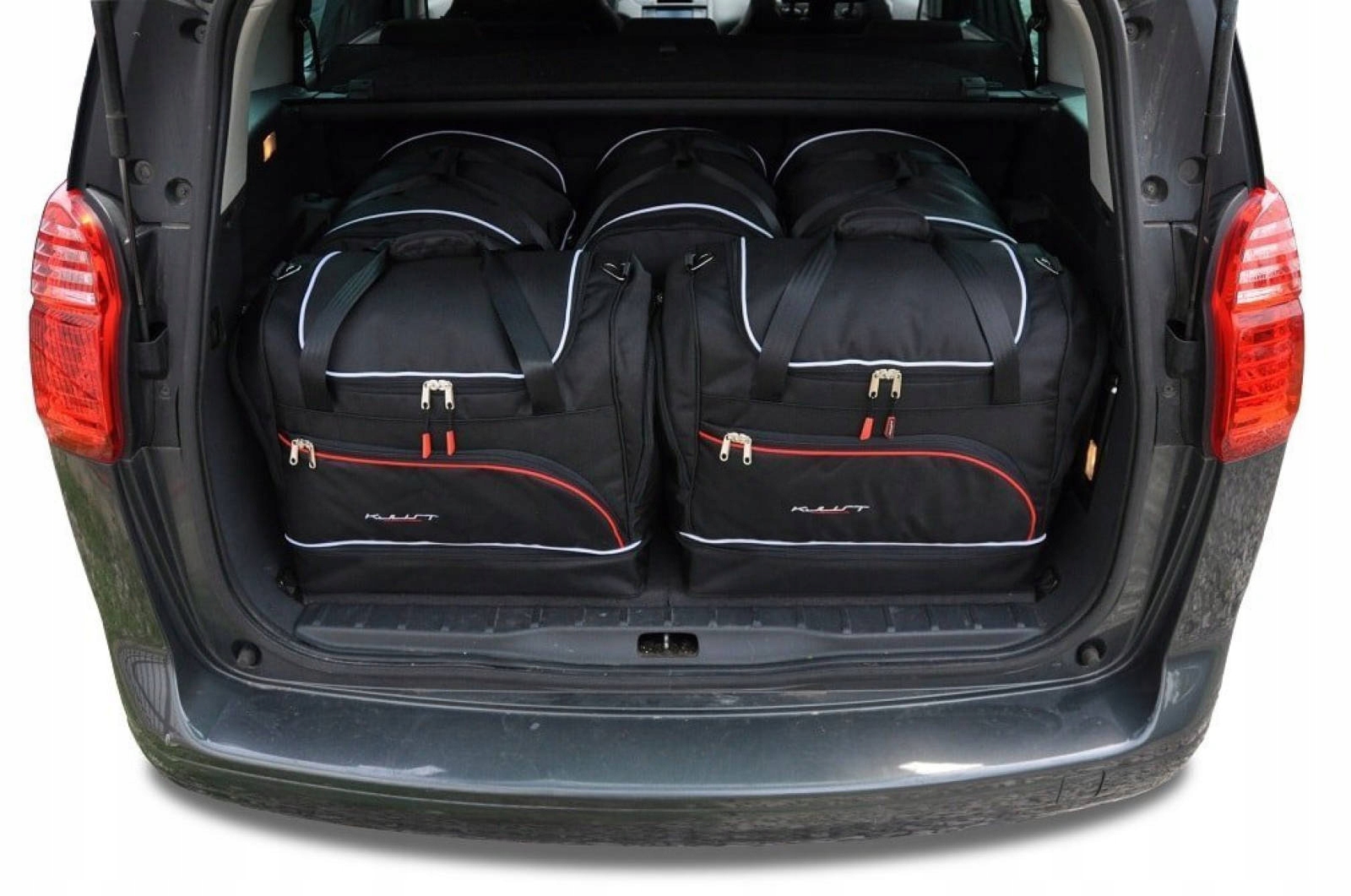 J&j Automotive Sada 5ks cestovných tašiek Sport pre Peugeot 5008 2009-2016