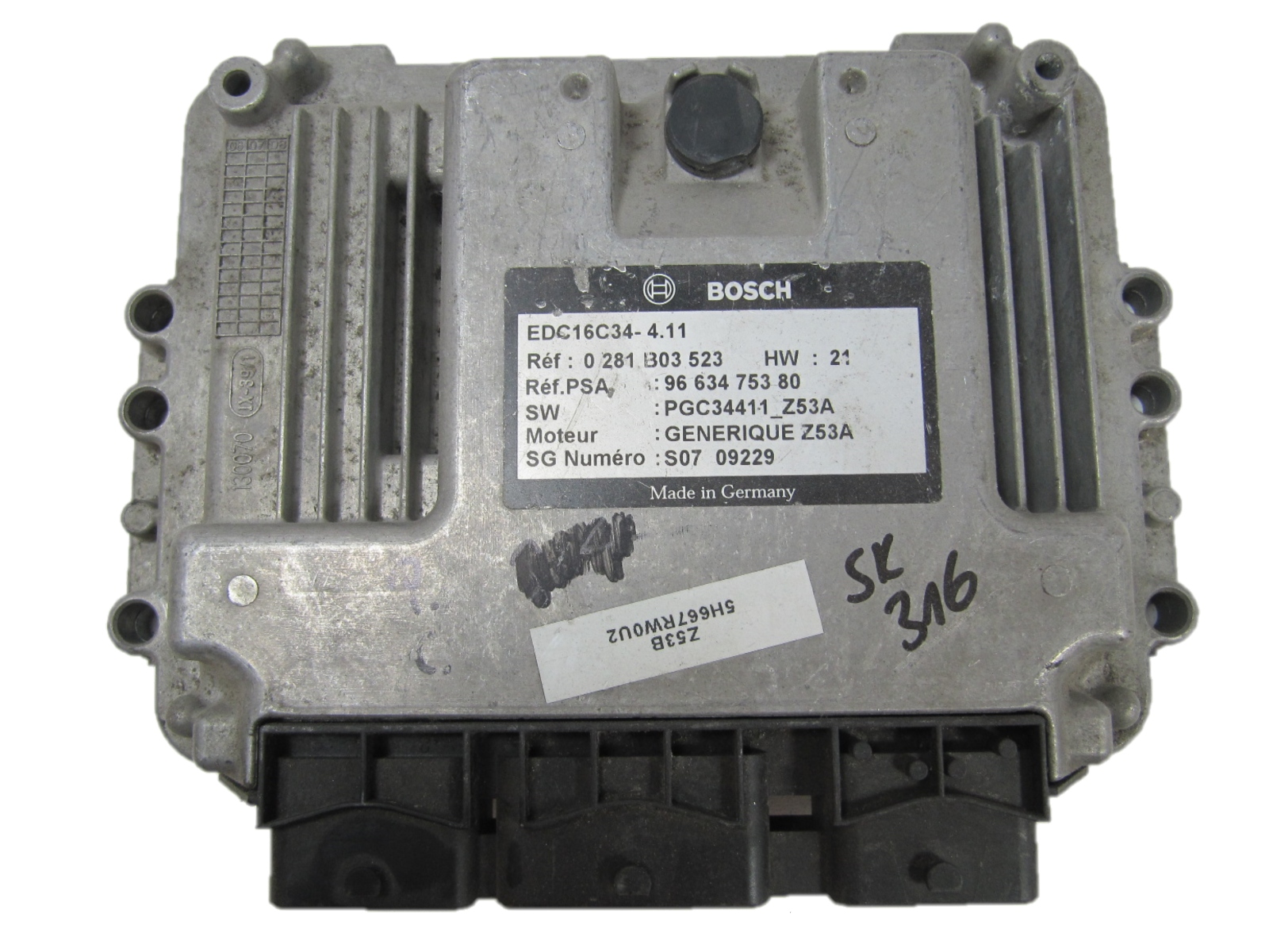 BOSCH STEROWNIK KOMPUTER 0281B03523 9663475380