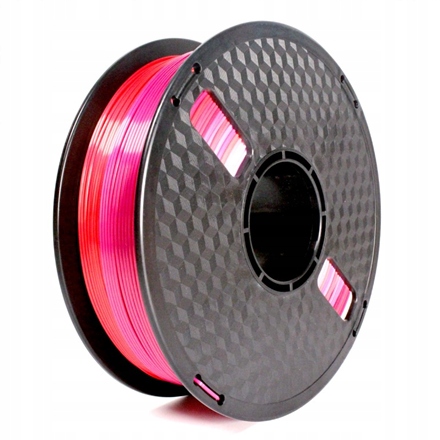 Gembird Fioletowy/czerwony Jedwabny filament Pla