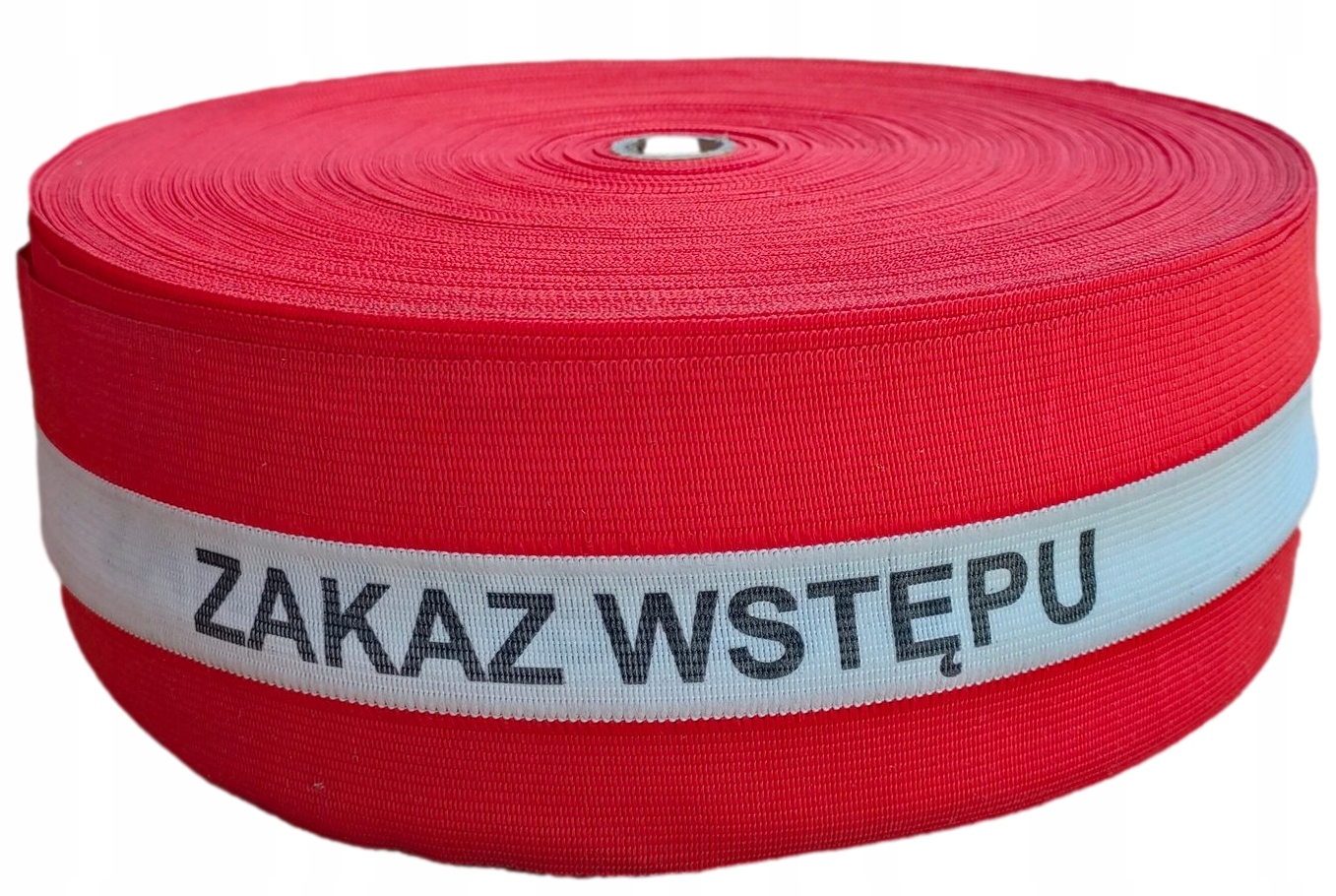Výstražná Materiálová Páska s nápisem Zákaz Vstupu červená LDC 100 m
