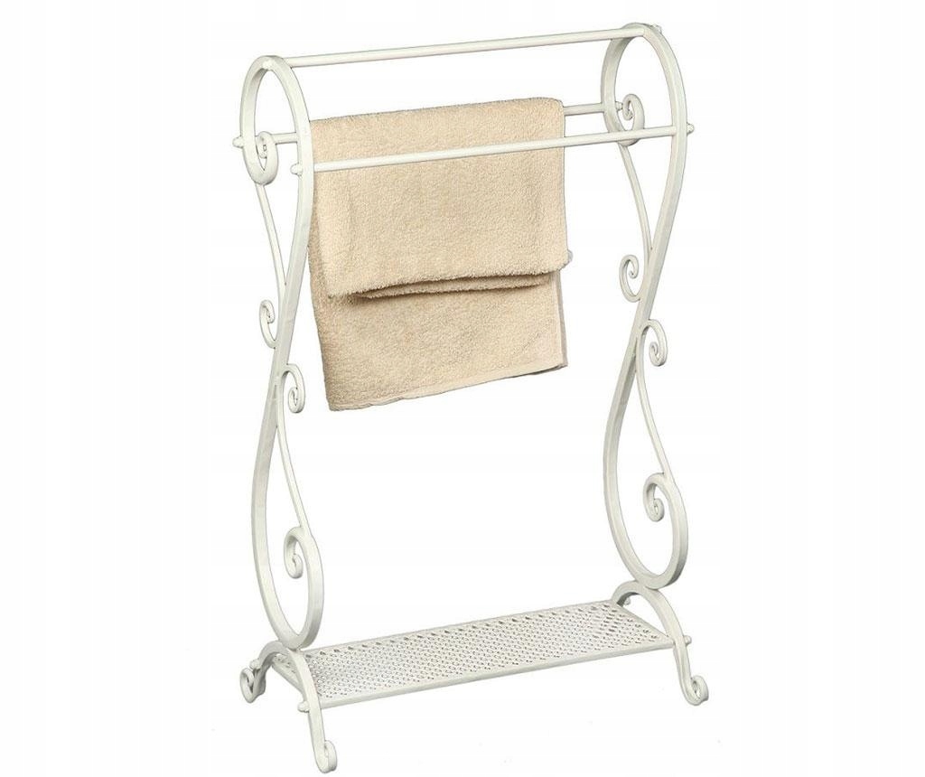 STOJAK_WIESZAK na ręczniki_ANTIC_WHITE ROMANTIC
