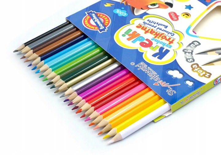 KREDKI BAMBINO OŁÓWKOWE 24KOL 18CM 2076 A'8