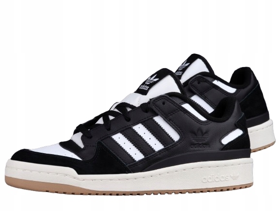 Adidas Forum Low CL Pánské Kožené Sportovní Boty Černé 39 1/3 U2B