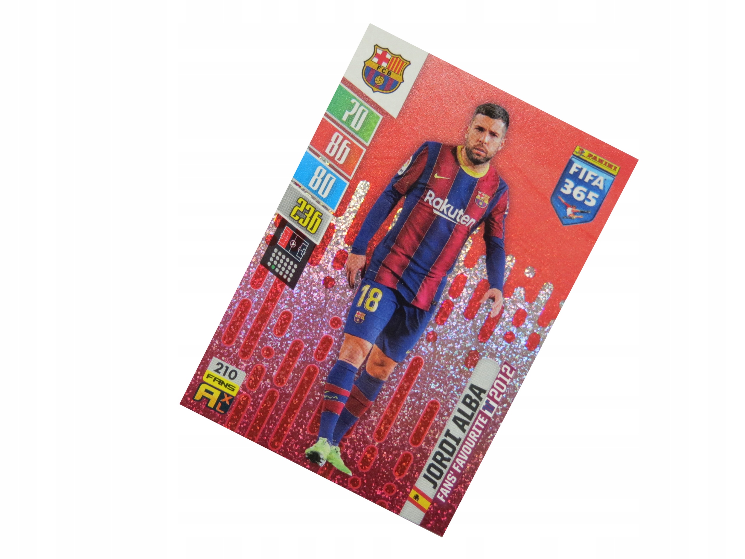 Panini Fifa 365 2022 Fans Favourite Alba 210