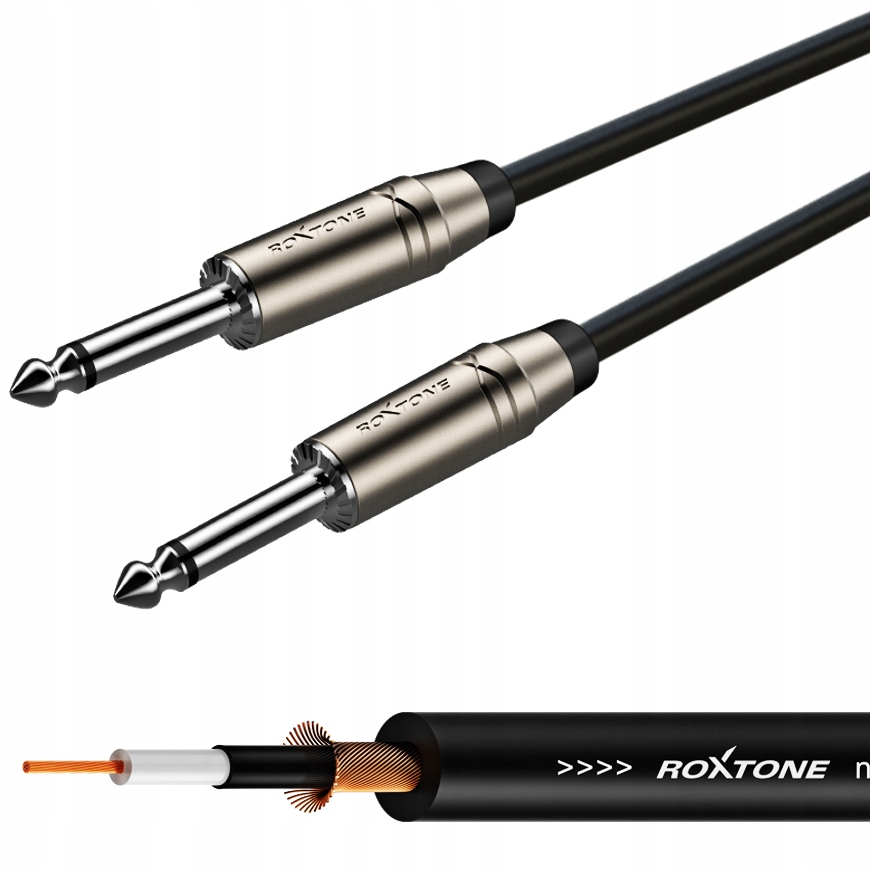 Kabel Instrumentalny Jack 6,3MM Mono 3M Roxtone SGJJ100L3 Do Gitary