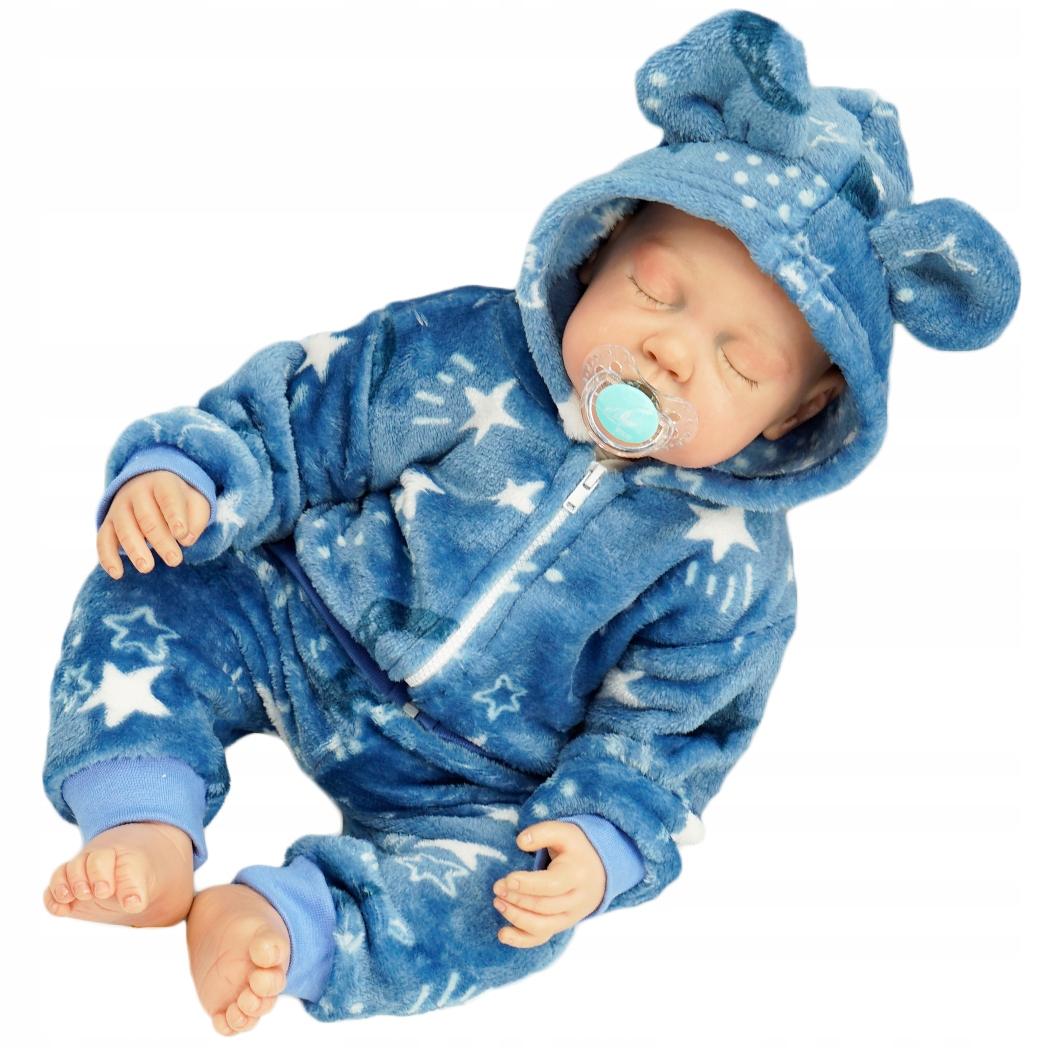 

Komplet Pluszowy bluza+spodnie r.74 Gwiazdki
