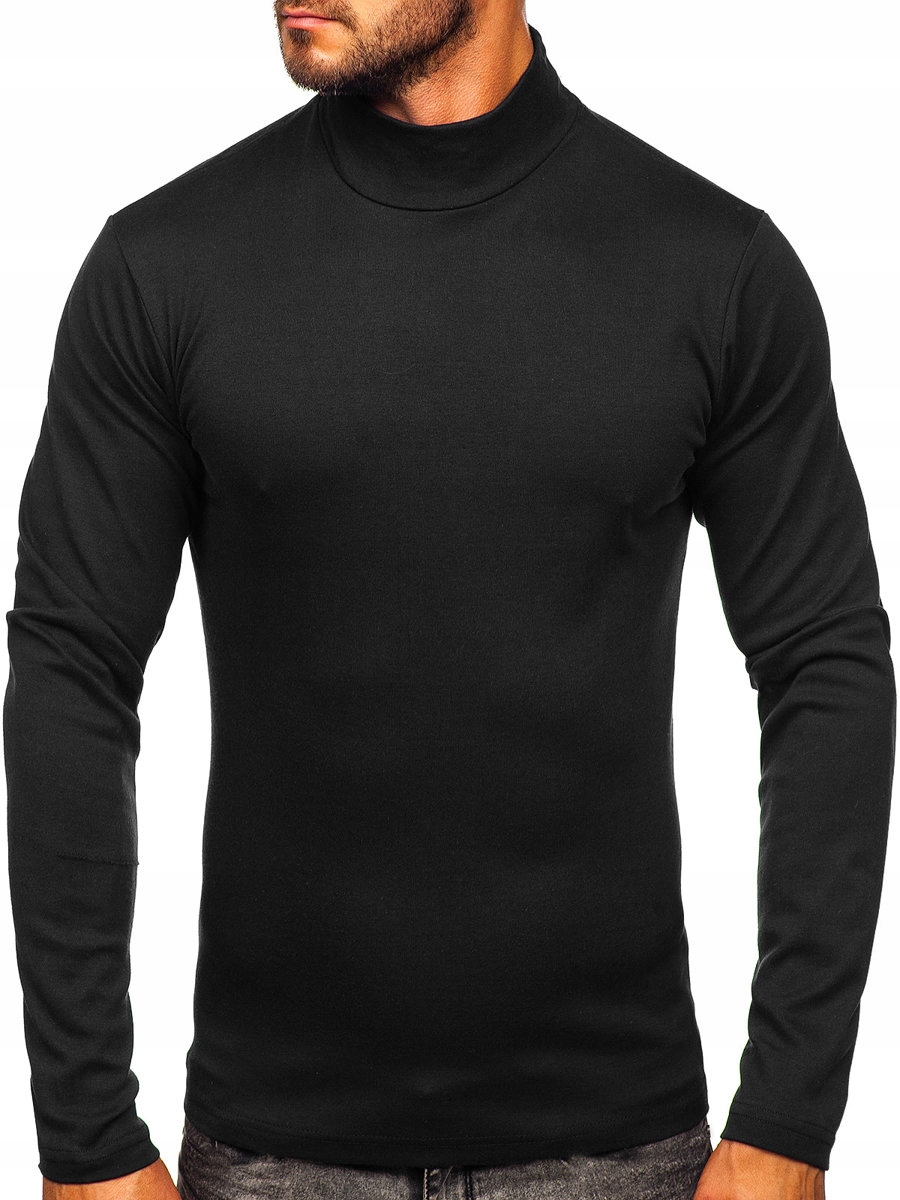 

Połgolf Sweter Męski Czarny 145348 DENLEY_2XL