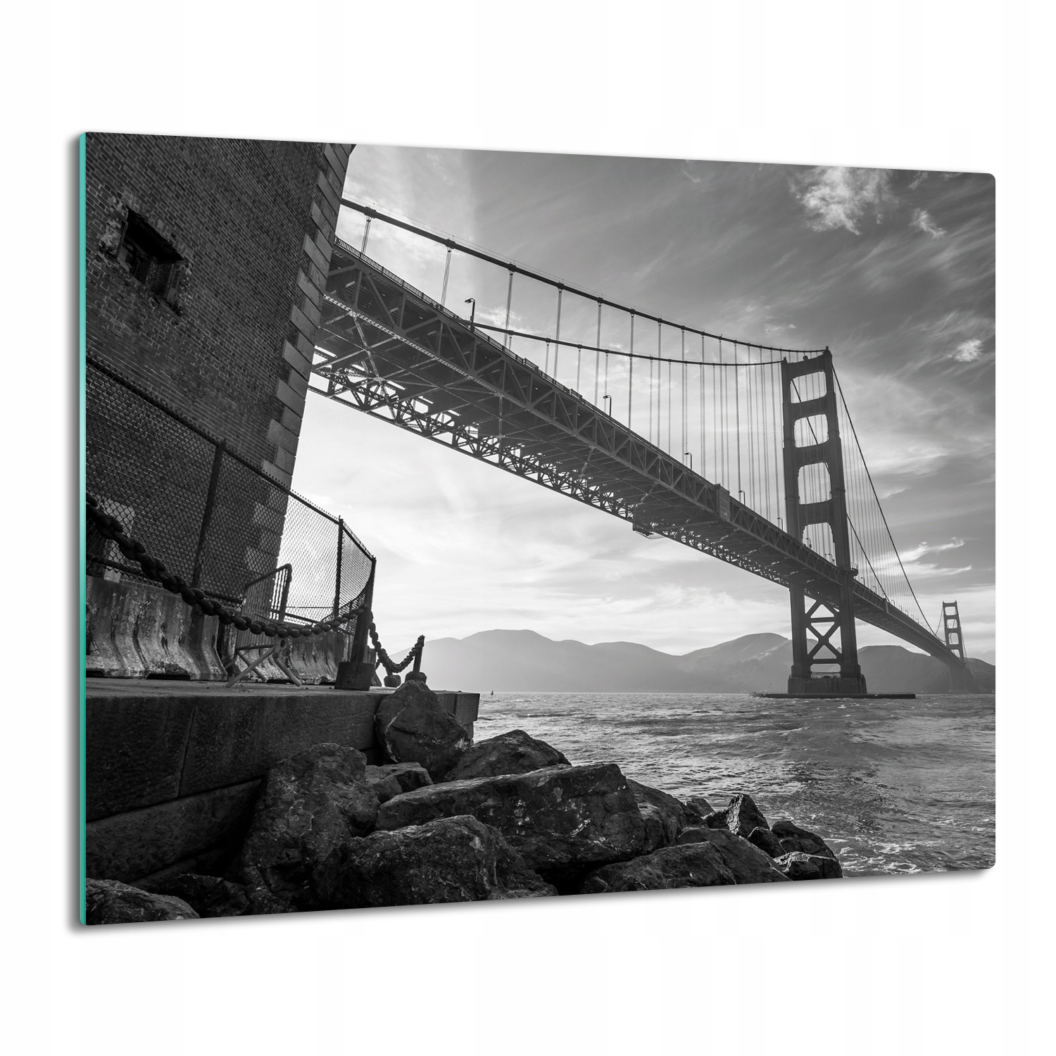 Kryt na sporák s potiskem Most Golden Gate 60x52