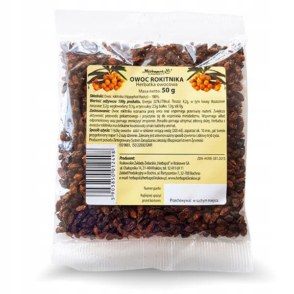 OWOC ROKITNIKA 50g przemiana materii Herbapol