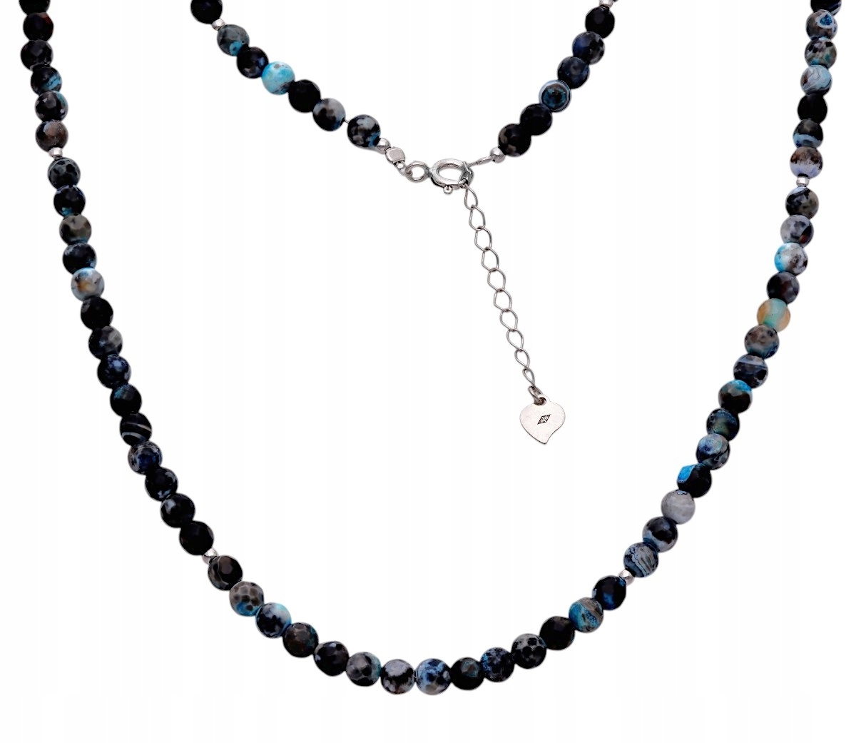 Stříbrný náhrdelník Ag 925 Agat PW0100325Č.