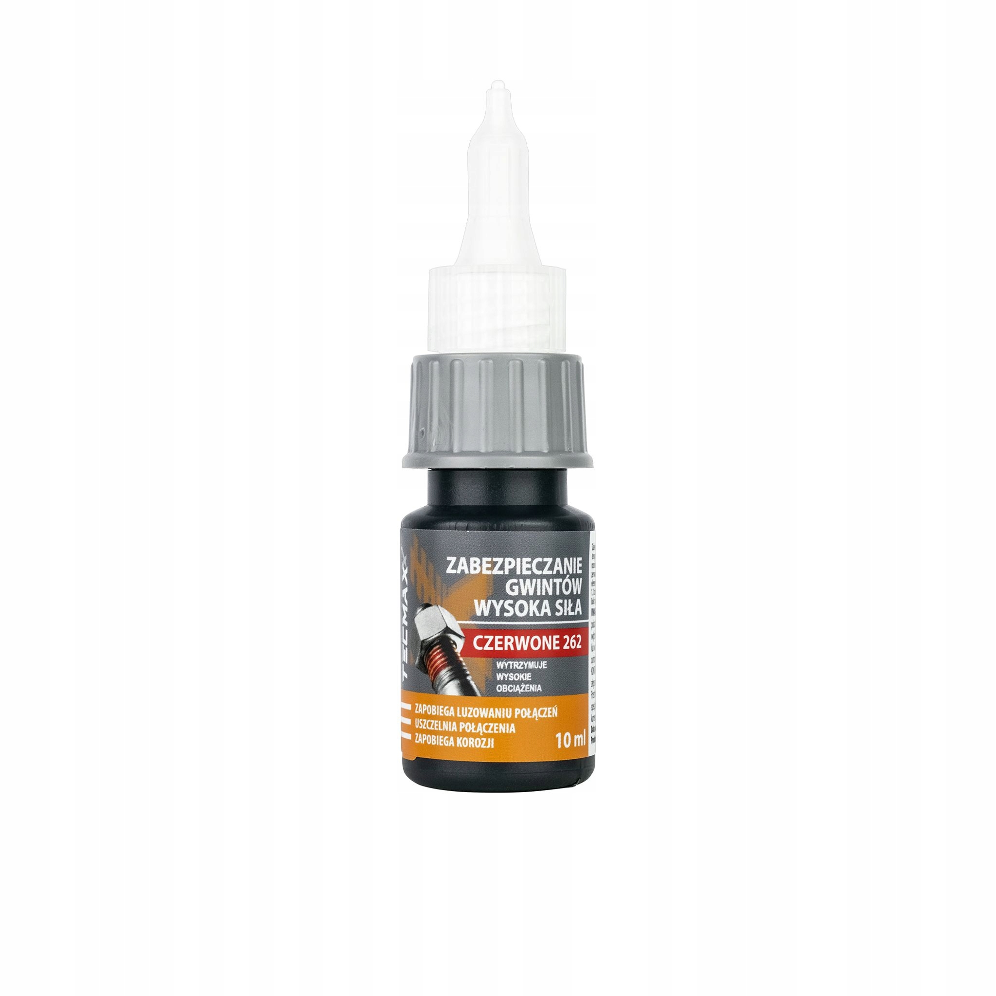 Klej do Gwintów Tecmaxx Zabezpieczenie Silne Czerwone 10ml 14-036