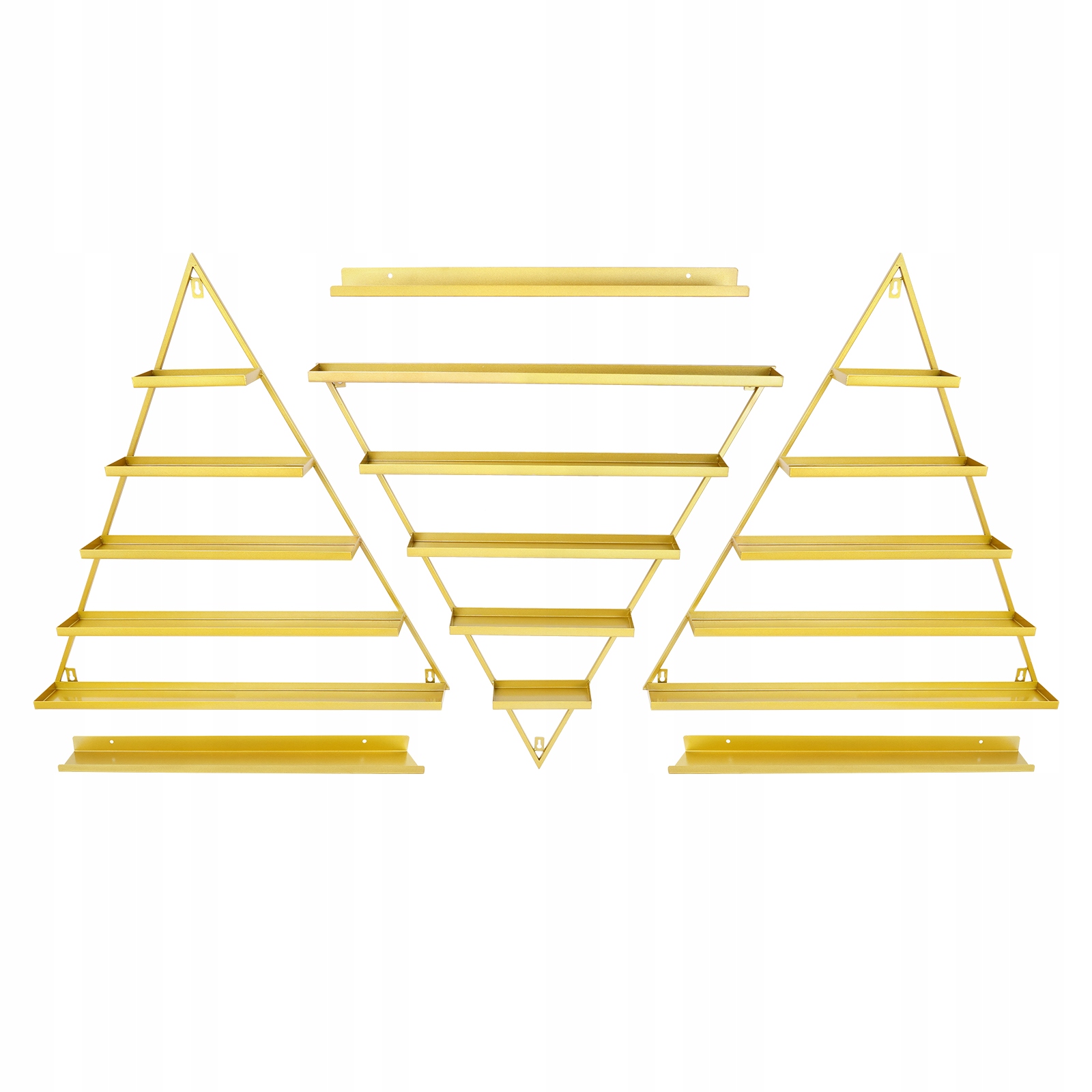 5patrový nástěnný kovový stojan na Polština na nehty